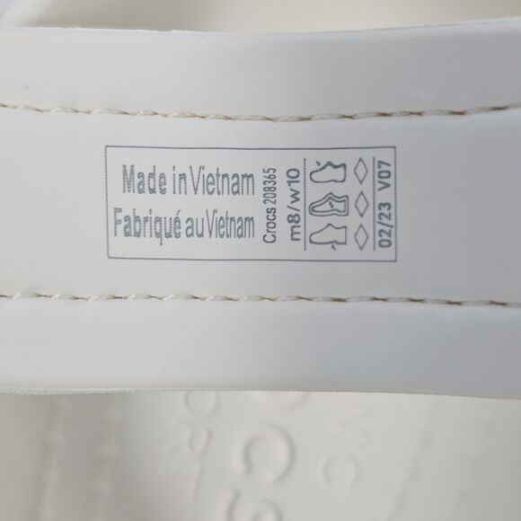 Crocs Hiker Xscape Clog Unisex Slip On Platform Sandals White M 8/ W 10 main image 4